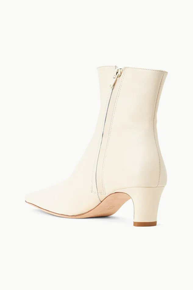Women STAUD Boots WALLY ANKLE BOOT CREAM