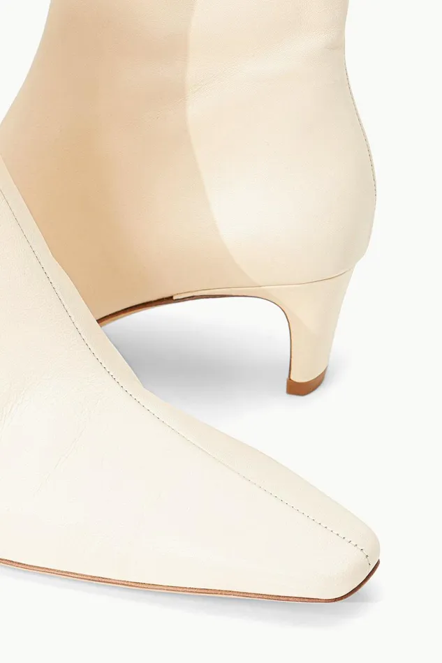 Women STAUD Boots WALLY ANKLE BOOT CREAM