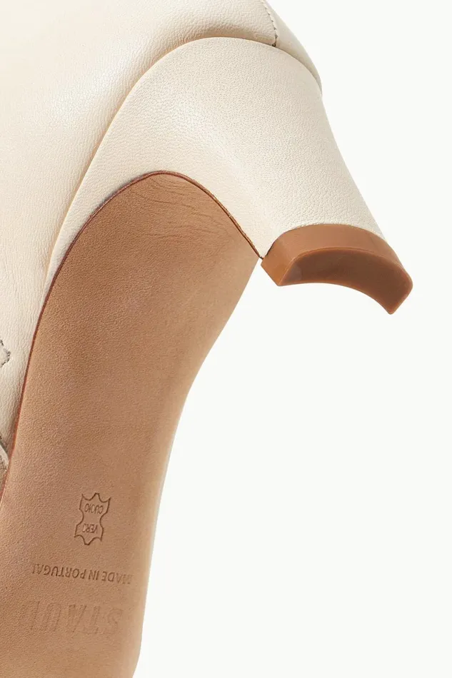 Women STAUD Boots WALLY ANKLE BOOT CREAM
