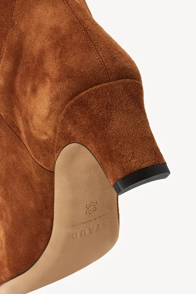 Women STAUD Boots WESTERN WALLY BOOT TAN SUEDE