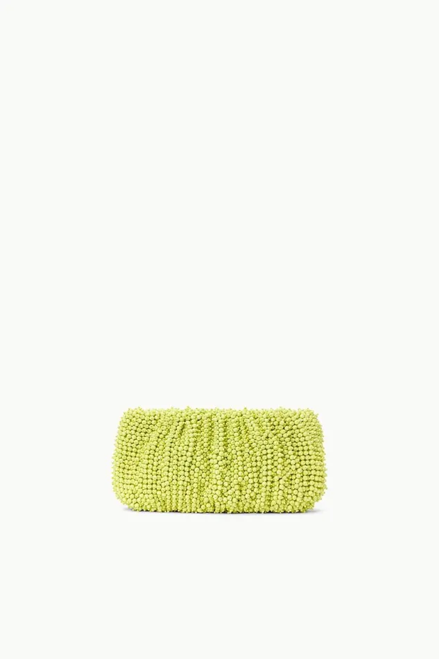 Women STAUD Clutches BEADED BEAN BAG CITRON Women STAUD Clutches BEADED BEAN BAG CITRON