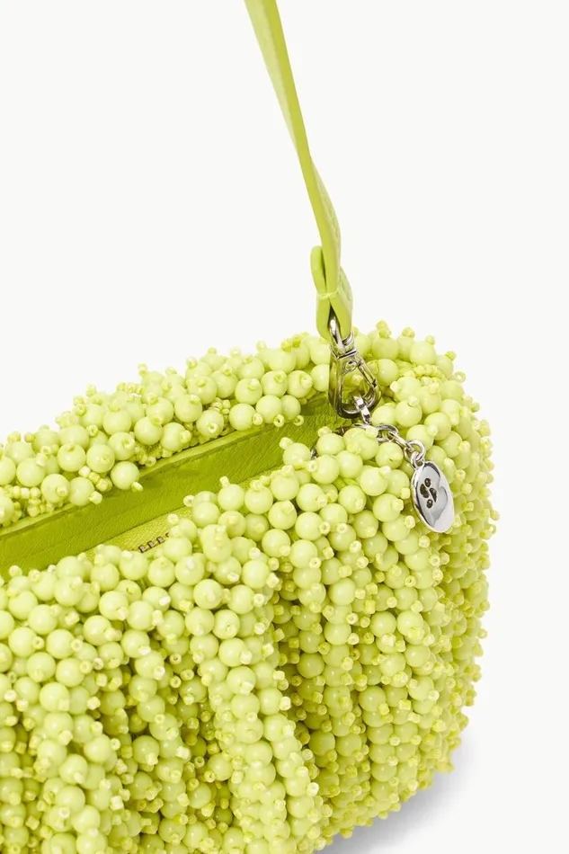 Women STAUD Clutches BEADED BEAN BAG CITRON Women STAUD Clutches BEADED BEAN BAG CITRON