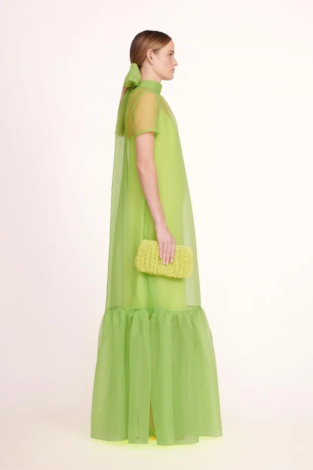 Women STAUD Clutches BEADED BEAN BAG CITRON Women STAUD Clutches BEADED BEAN BAG CITRON