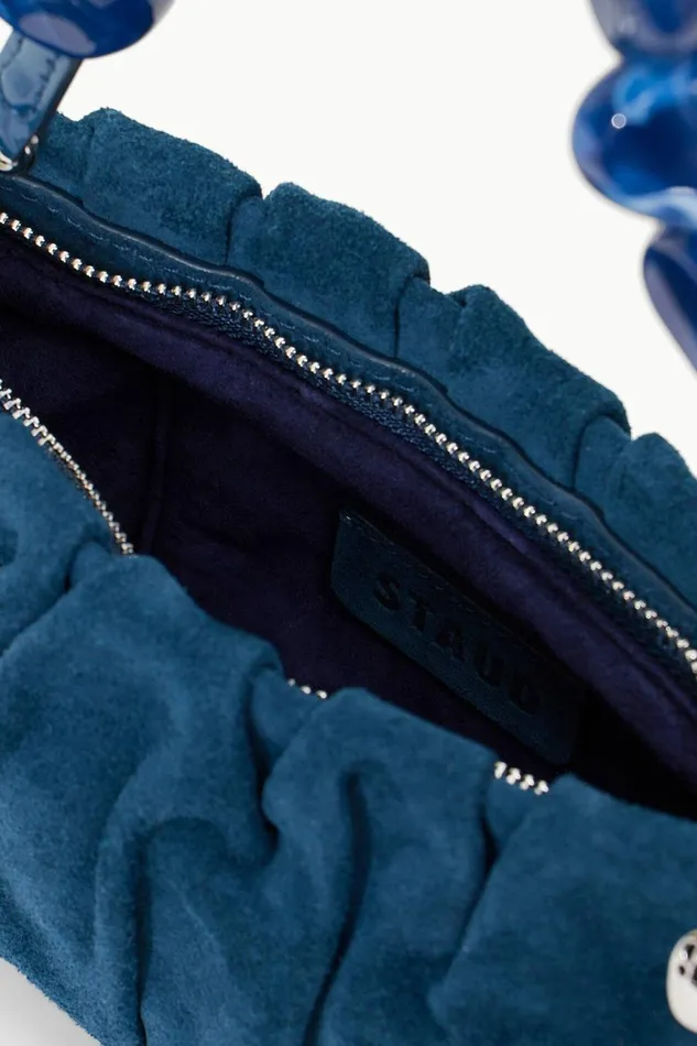 Women STAUD Clutches BEAN BAG INK BLUE