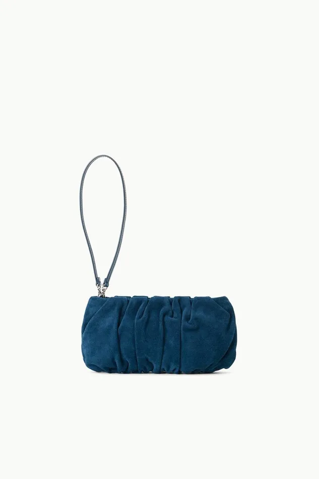 Women STAUD Clutches BEAN BAG INK BLUE
