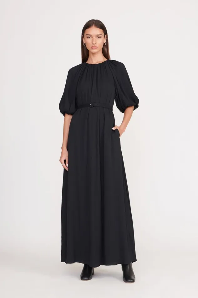 Women STAUD Dresses ARLO DRESS BLACK