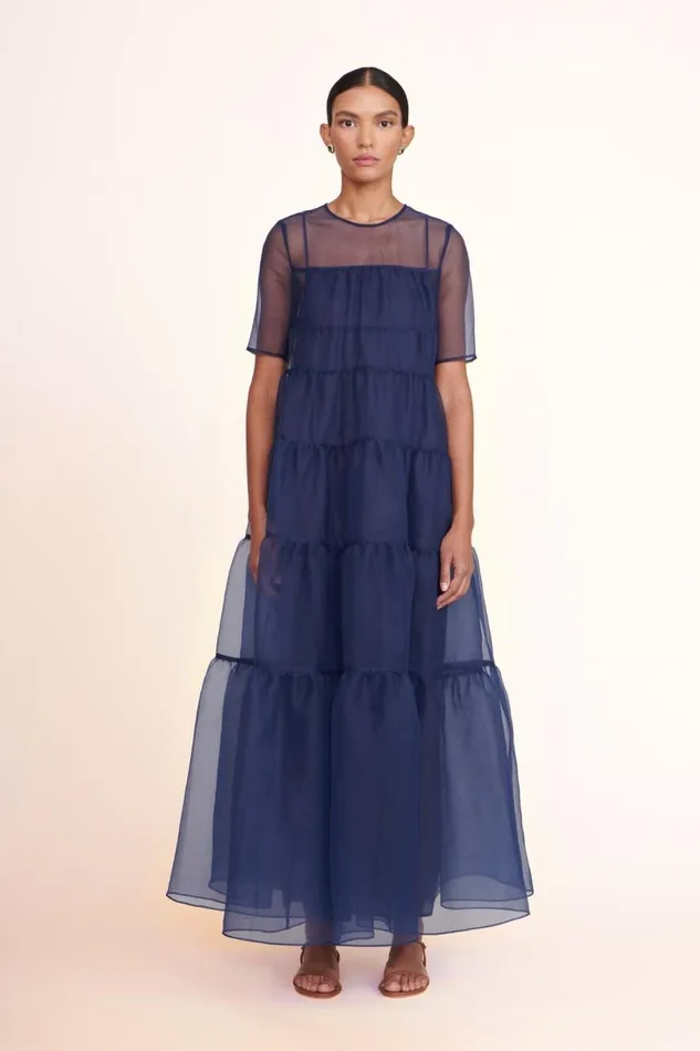 Women STAUD Dresses HYACINTH DRESS NAVY