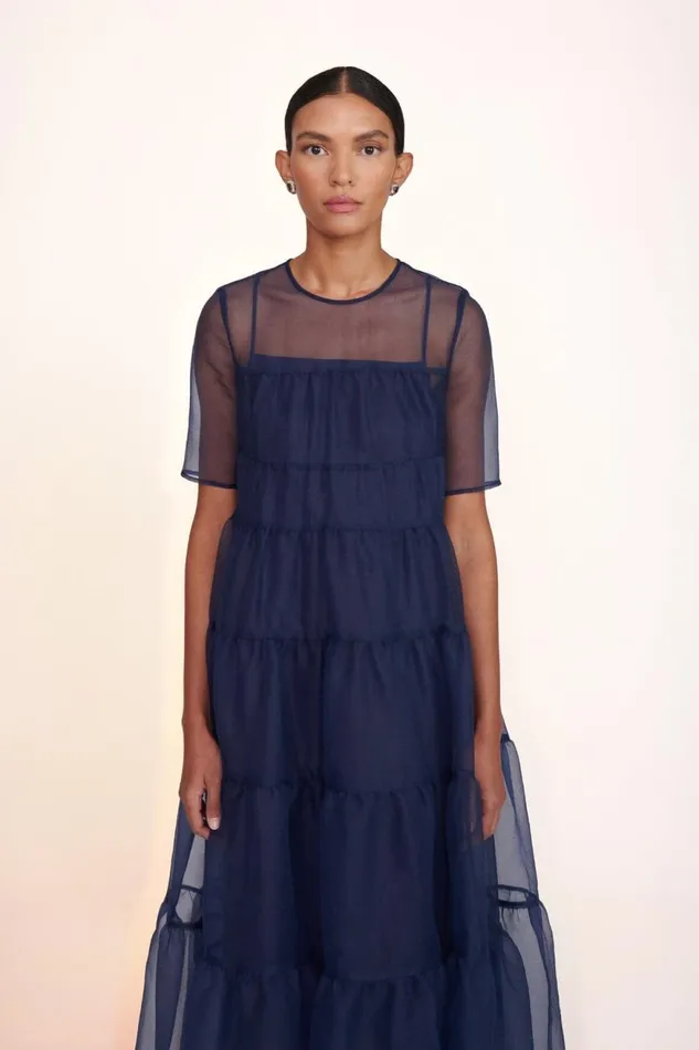 Women STAUD Dresses HYACINTH DRESS NAVY