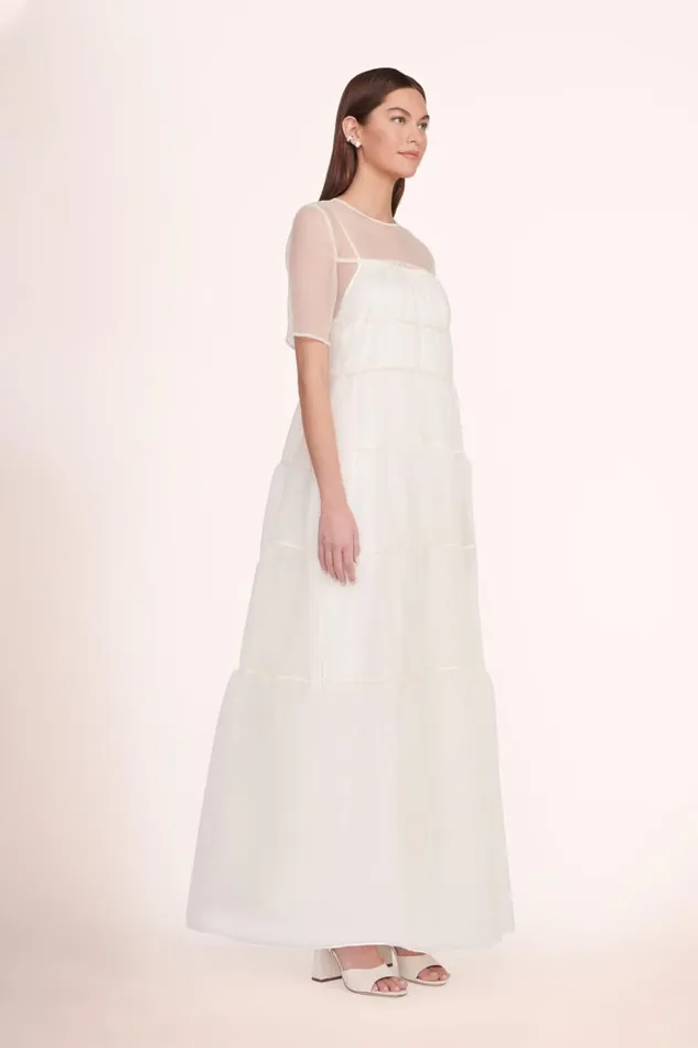 Women STAUD Dresses HYACINTH DRESS WHITE