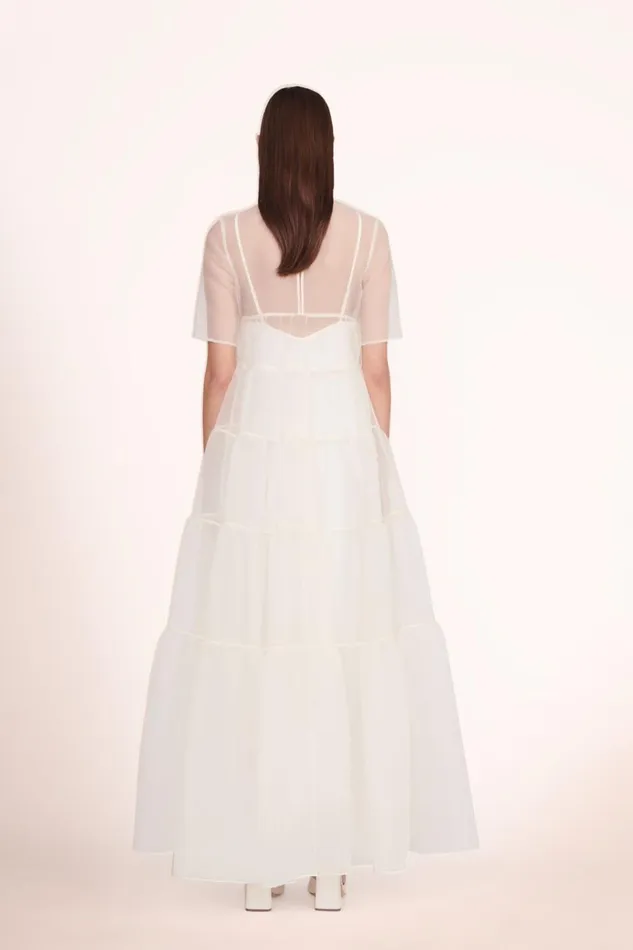 Women STAUD Dresses HYACINTH DRESS WHITE