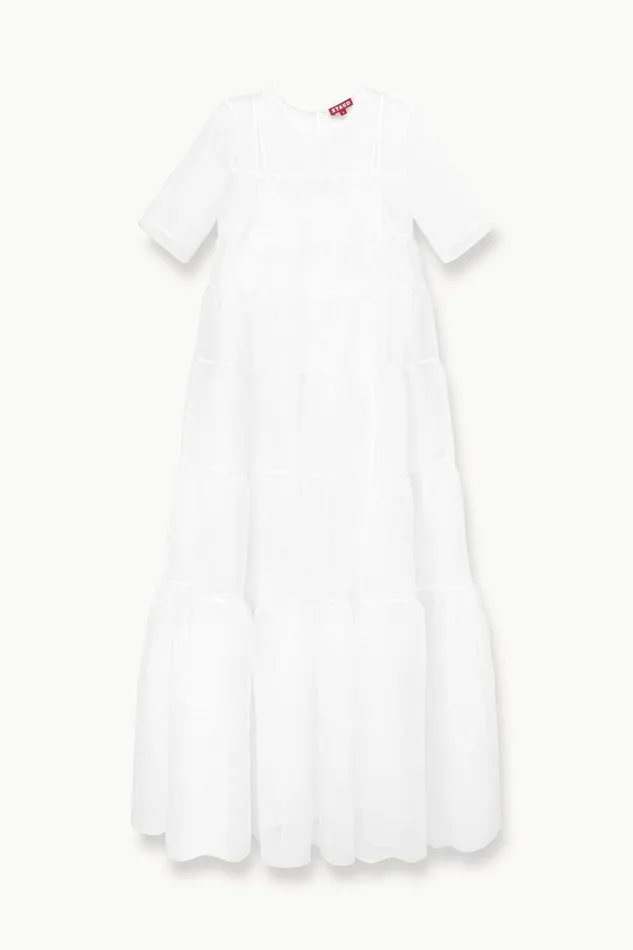 Women STAUD Dresses HYACINTH DRESS WHITE