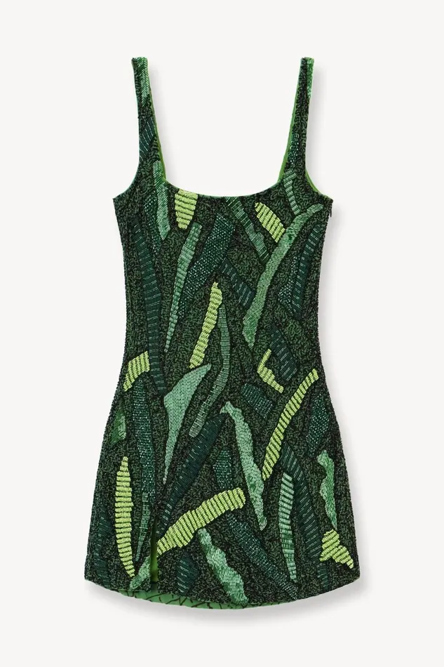 Women STAUD Dresses LE SABLE DRESS GREEN PALM