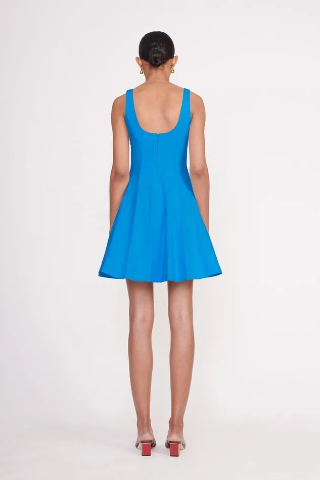 Women STAUD Dresses MINI WELLS DRESS ISLAND BLUE