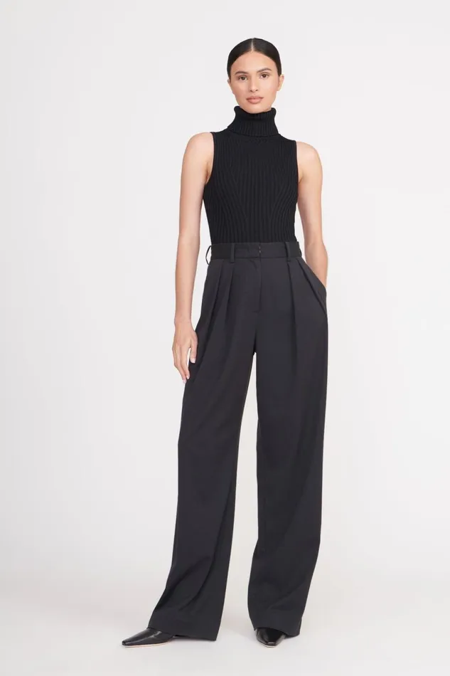 Women STAUD Knits CALLUM TOP BLACK Women STAUD Knits CALLUM TOP BLACK