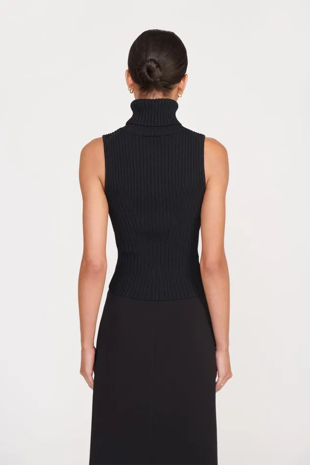 Women STAUD Knits CALLUM TOP BLACK Women STAUD Knits CALLUM TOP BLACK