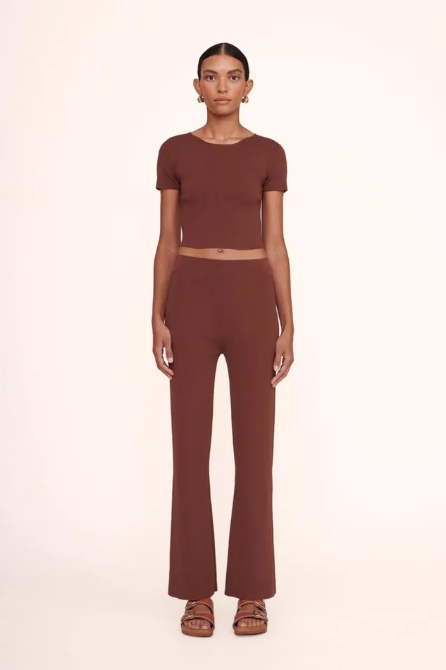 Women STAUD Knits ILA TOP BARK Women STAUD Knits ILA TOP BARK