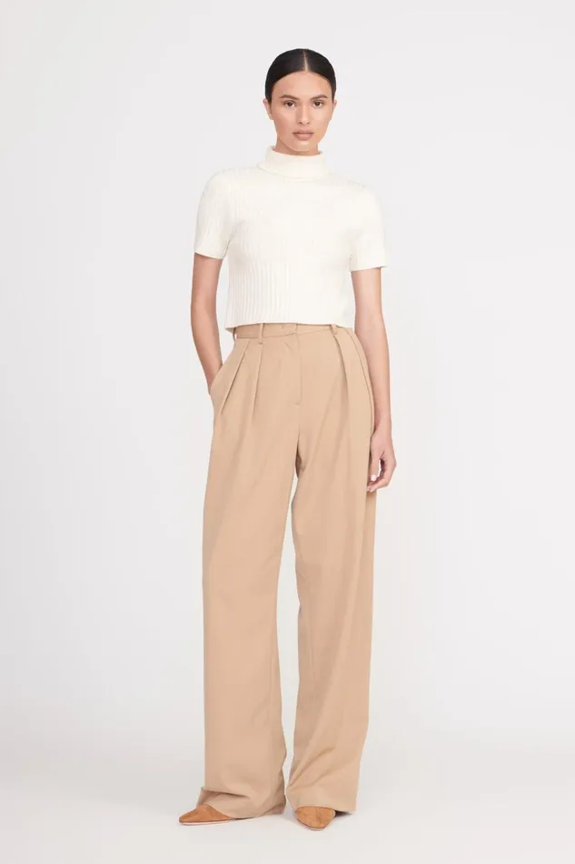 Women STAUD Knits LILOU SWEATER IVORY Women STAUD Knits LILOU SWEATER IVORY