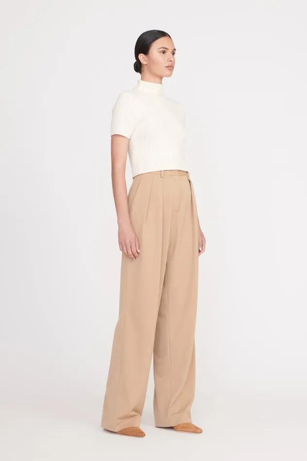 Women STAUD Knits LILOU SWEATER IVORY Women STAUD Knits LILOU SWEATER IVORY