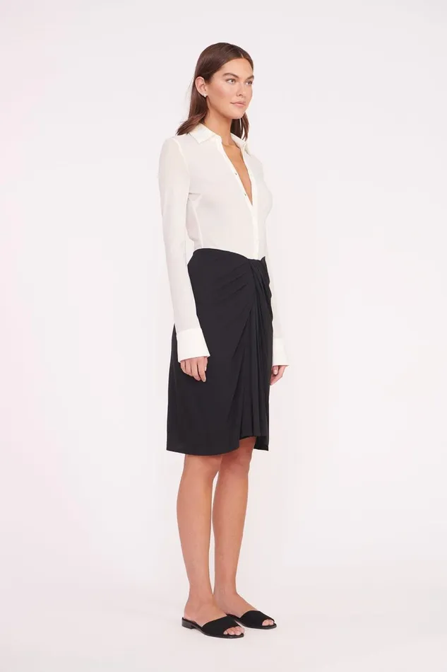 Women STAUD Occasion Dresses BRENDAN DRESS WHITE BLACK Women STAUD Occasion Dresses BRENDAN DRESS WHITE BLACK