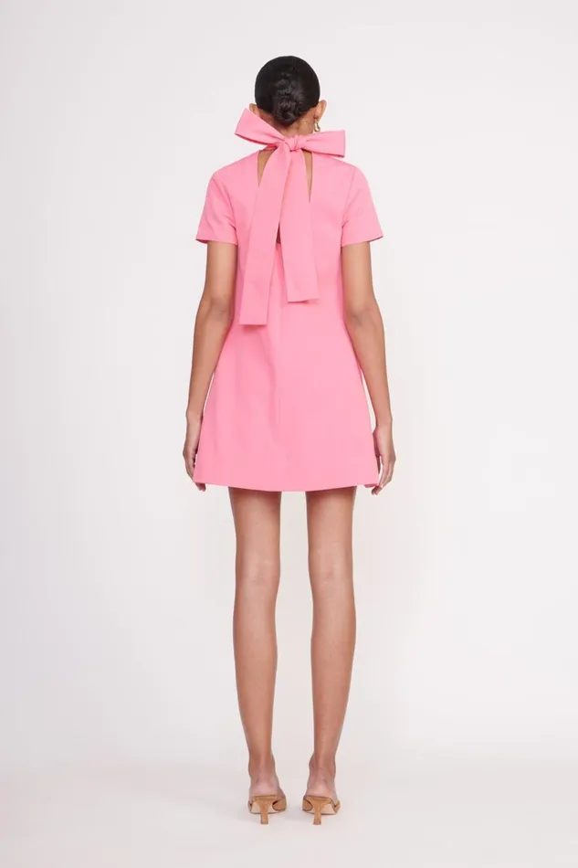 Women STAUD Occasion Dresses MINI ILANA DRESS CORAL PINK