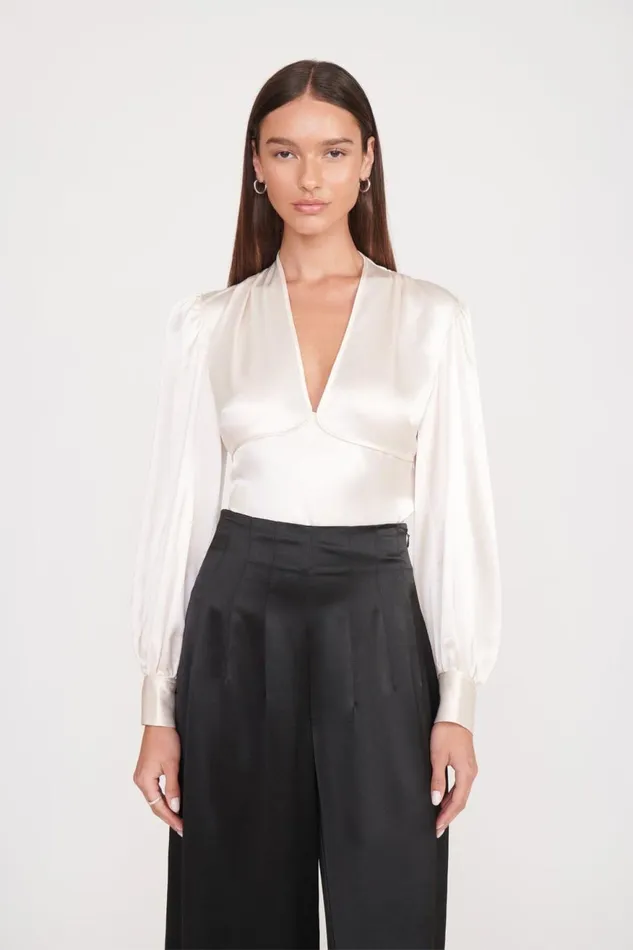Women STAUD Occasion Dresses ROSENDA TOP IVORY