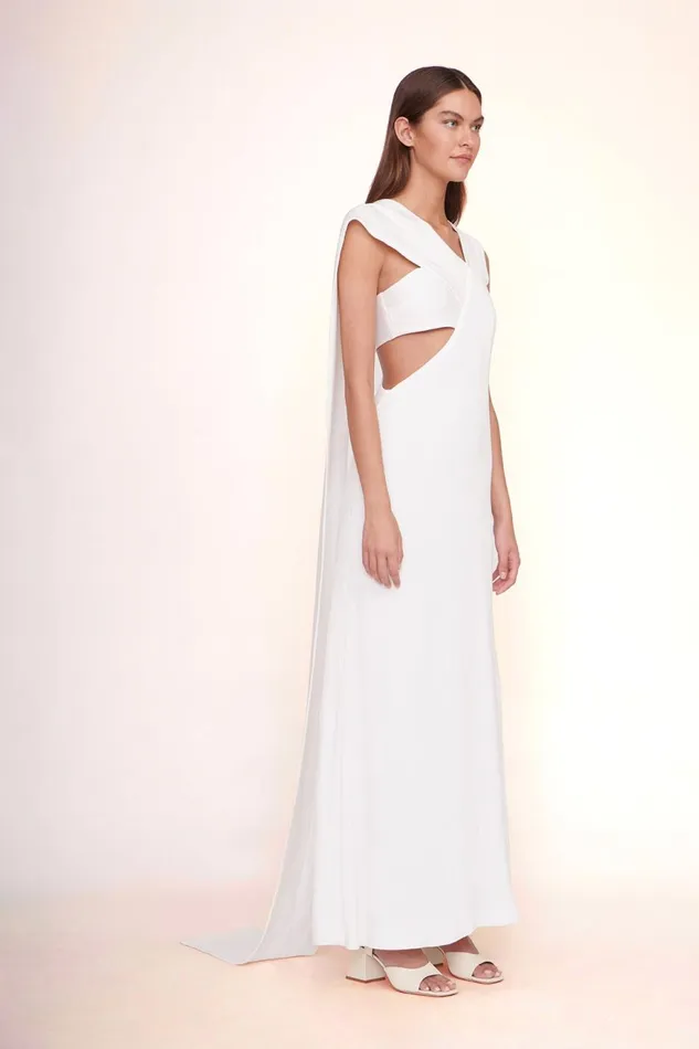 Women STAUD Occasion Dresses TITANIUM DRESS WHITE Women STAUD Occasion Dresses TITANIUM DRESS WHITE
