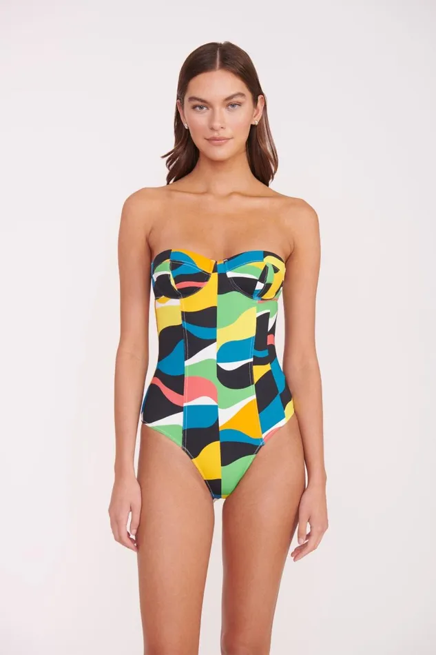 Women STAUD One Pieces HARPER ONE PIECE MARBLE WAVE Women STAUD One Pieces HARPER ONE PIECE MARBLE WAVE
