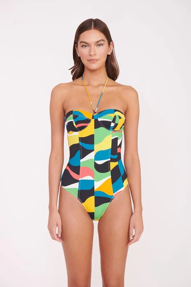 Women STAUD One Pieces HARPER ONE PIECE MARBLE WAVE Women STAUD One Pieces HARPER ONE PIECE MARBLE WAVE
