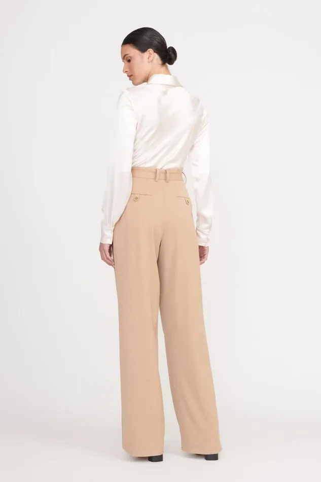 Women STAUD Pants and Shorts LUISA PANT CAMEL SUITING