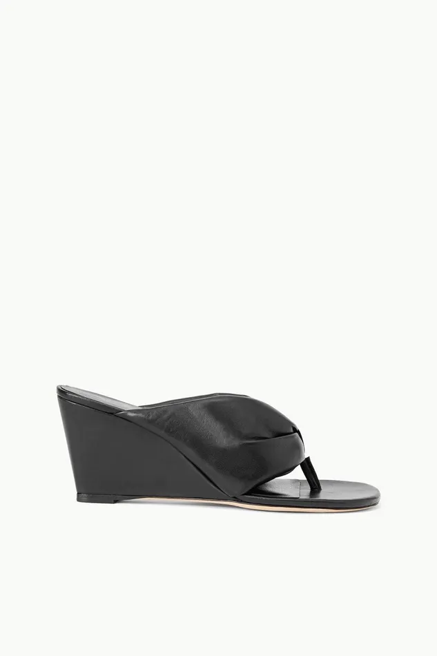 Women STAUD Platforms and Wedges DAHLIA WEDGE BLACK