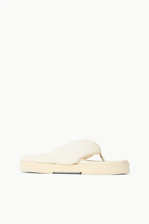 Women STAUD Sandals DAHLIA PLATFORM CREAM