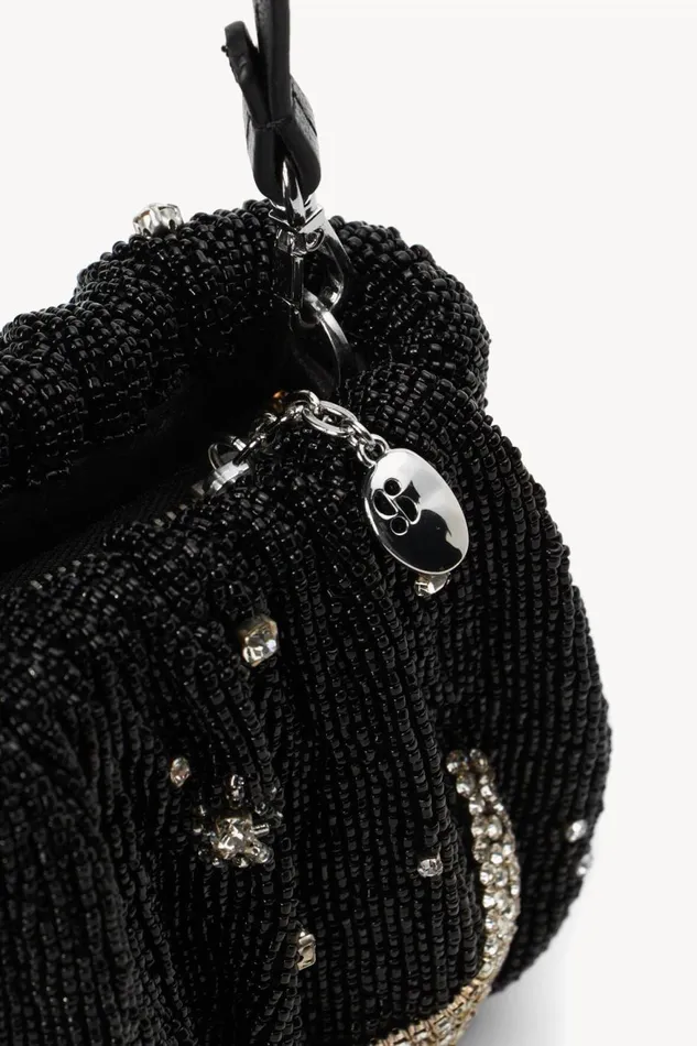 Women STAUD Shoulder BEADED BEAN BAG STARRY NIGHT Women STAUD Shoulder BEADED BEAN BAG STARRY NIGHT