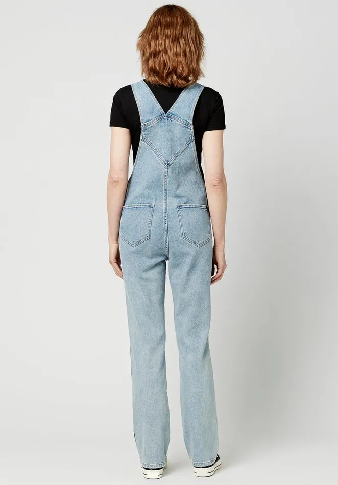 Women StraightLeg Hailey Overalls Indigo Buffalo David Bitton Dresses and Jumpsuits