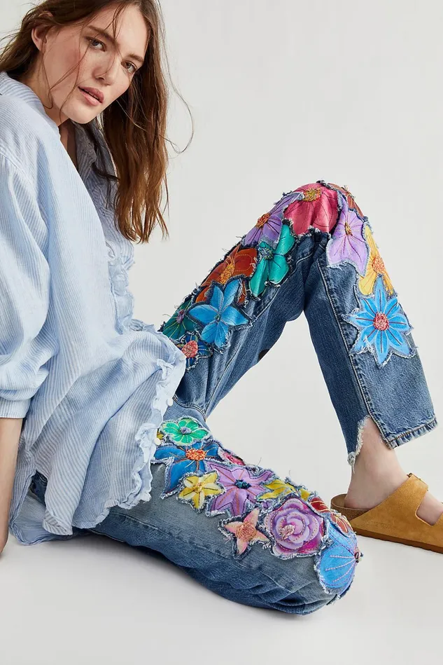 Women StraightLeg Jeans Free People Rialto Kat Jeans Assorted
