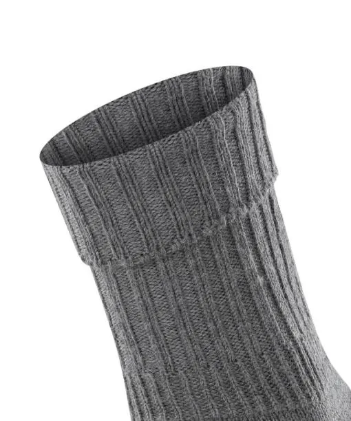 Women Striggings Rib Women Socks Dark Grey FALKE Socks