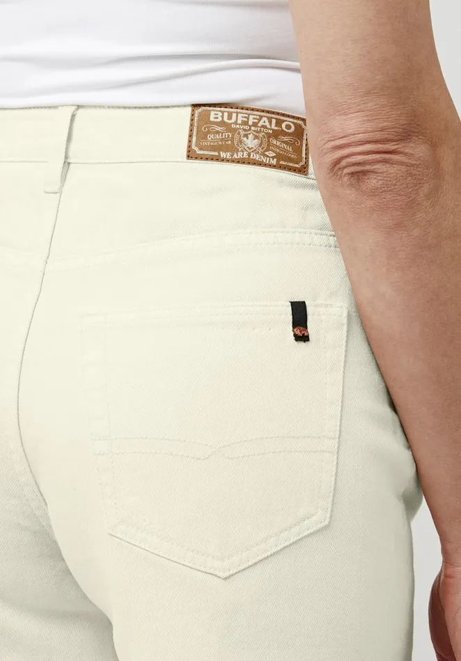 Women Super High Rise Joanna Frayed Shorts Black Buffalo David Bitton Shorts and Skirts