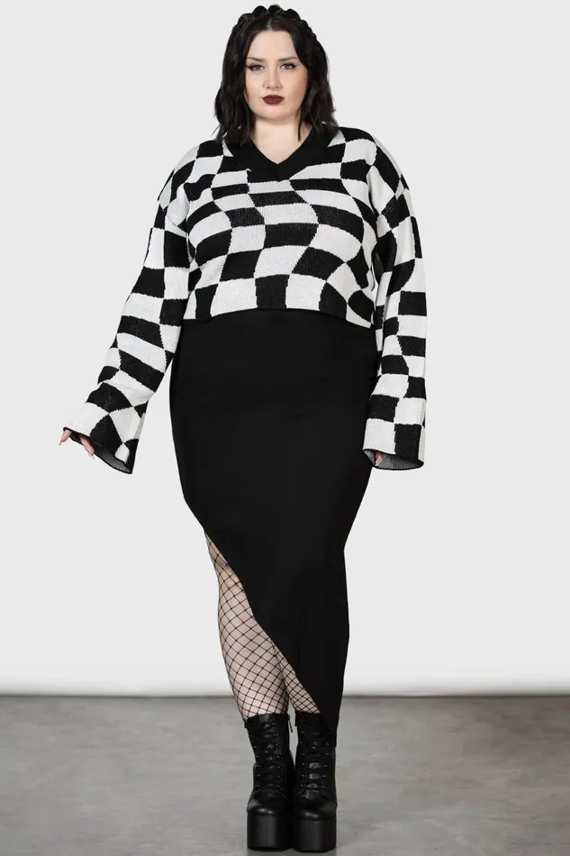 Women Sweaters Killstar Wicked Games Sweater