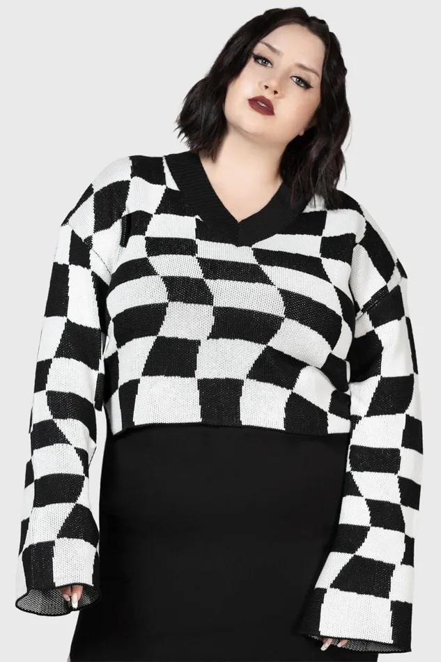 Women Sweaters Killstar Wicked Games Sweater