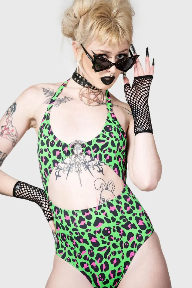 Women Swim Killstar Animal Swimsuit