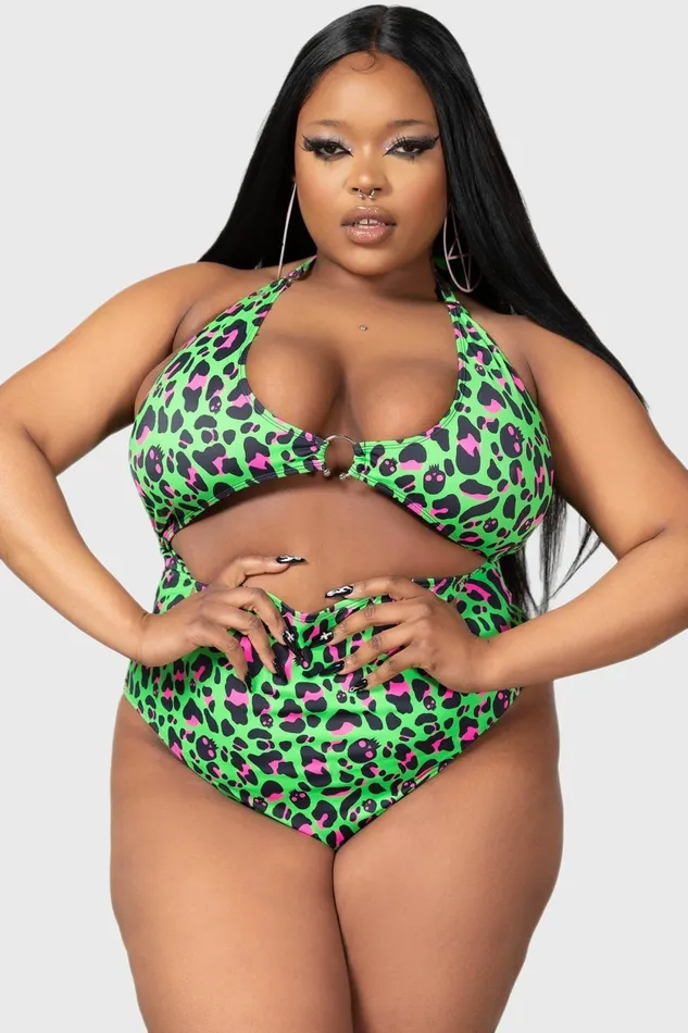 Women Swim Killstar Animal Swimsuit
