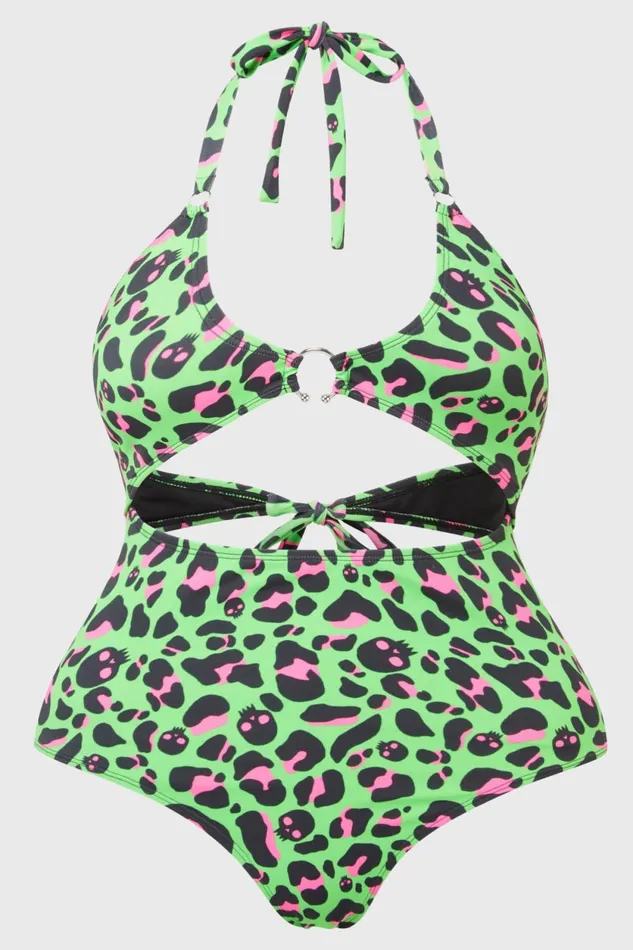 Women Swim Killstar Animal Swimsuit