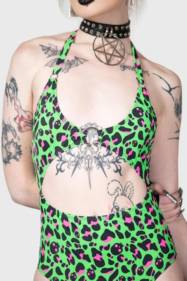 Women Swim Killstar Animal Swimsuit