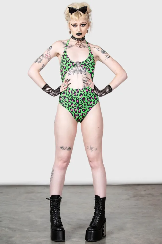 Women Swim Killstar Animal Swimsuit