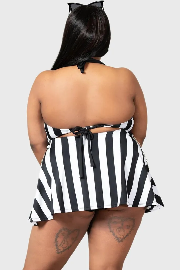 Women Swim Killstar Pantha039s Prowl Swim Skirt