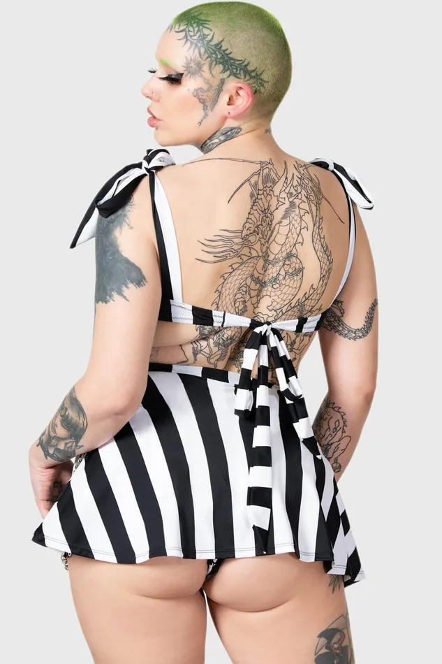 Women Swim Killstar Pantha039s Prowl Swim Skirt