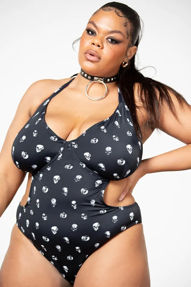 Women Swim Killstar Rebel Fate Swimsuit