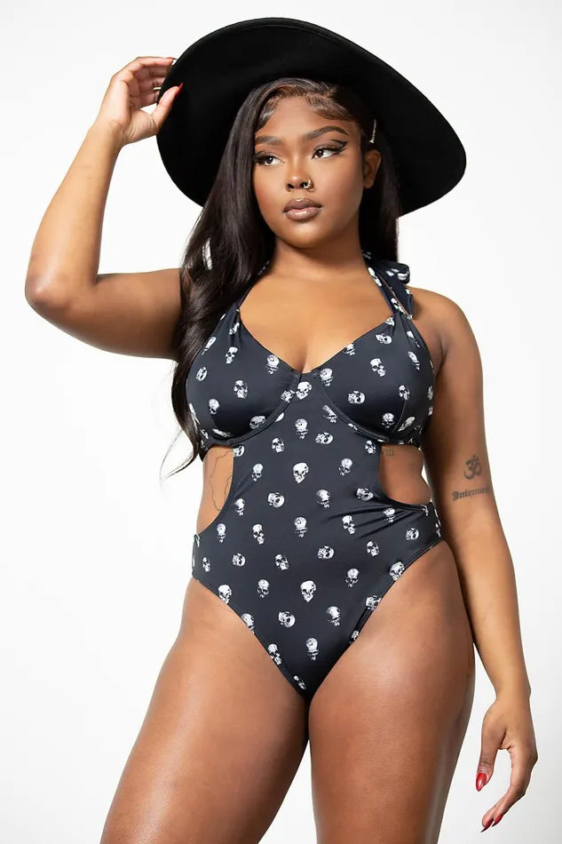 Women Swim Killstar Rebel Fate Swimsuit