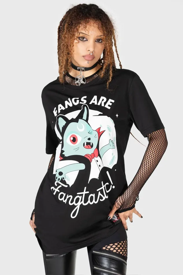 Women TShirts and Vests Killstar Fangtasy TShirt