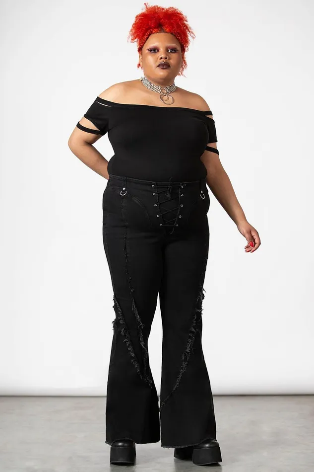 Women TShirts and Vests Killstar Huntly Bardot Top