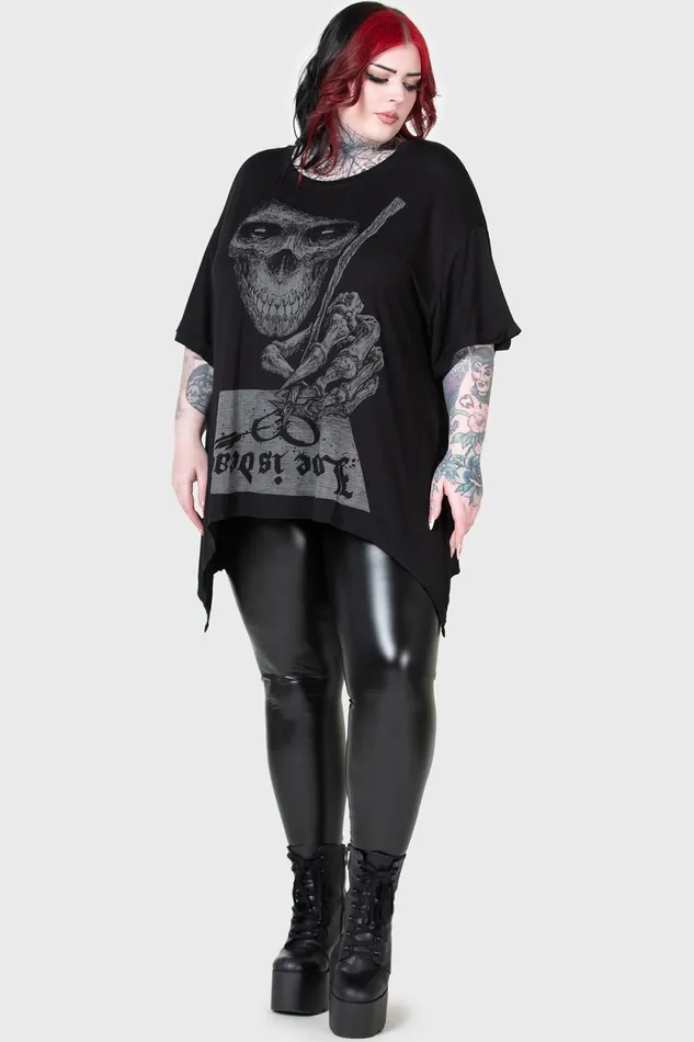 Women TShirts and Vests Killstar Love Is Dead TShirt